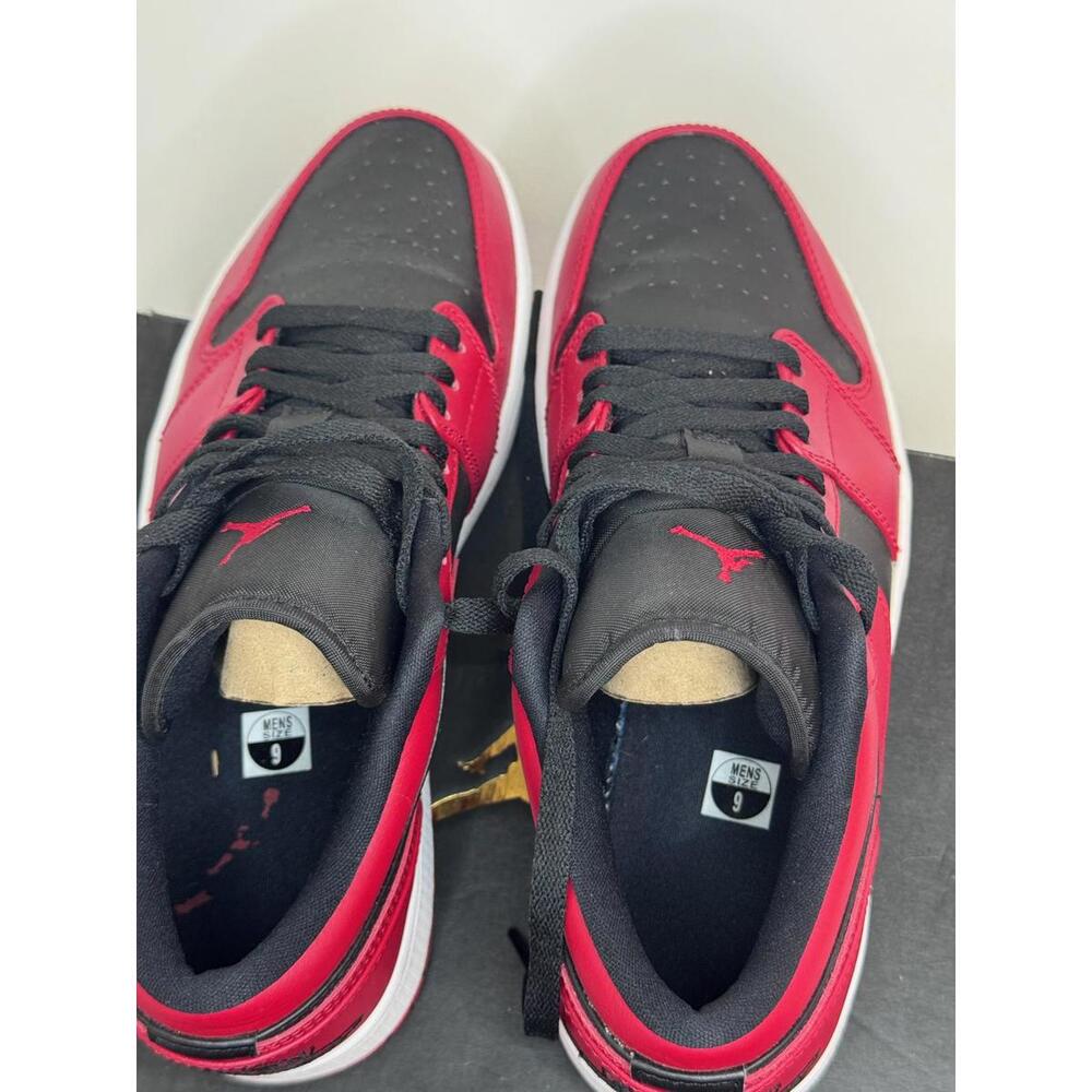 Air Jordan 1 Low Reverse Bred | gym Red Men 9 - Picture 7 of 7
